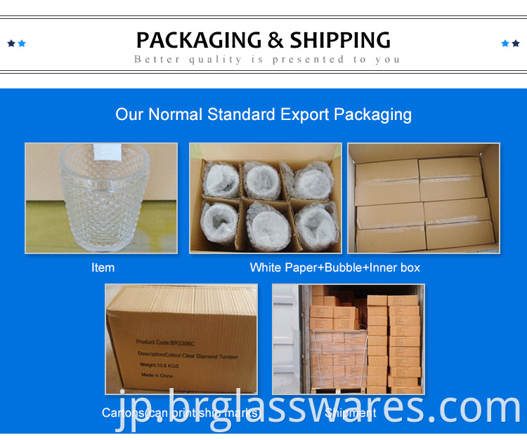 Packing of glass candle holder